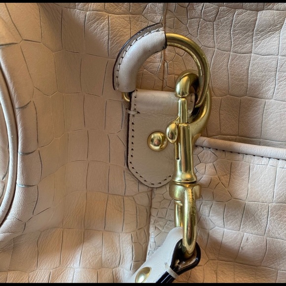 Coach satchel handbag π cream colors - Picture 3 of 6